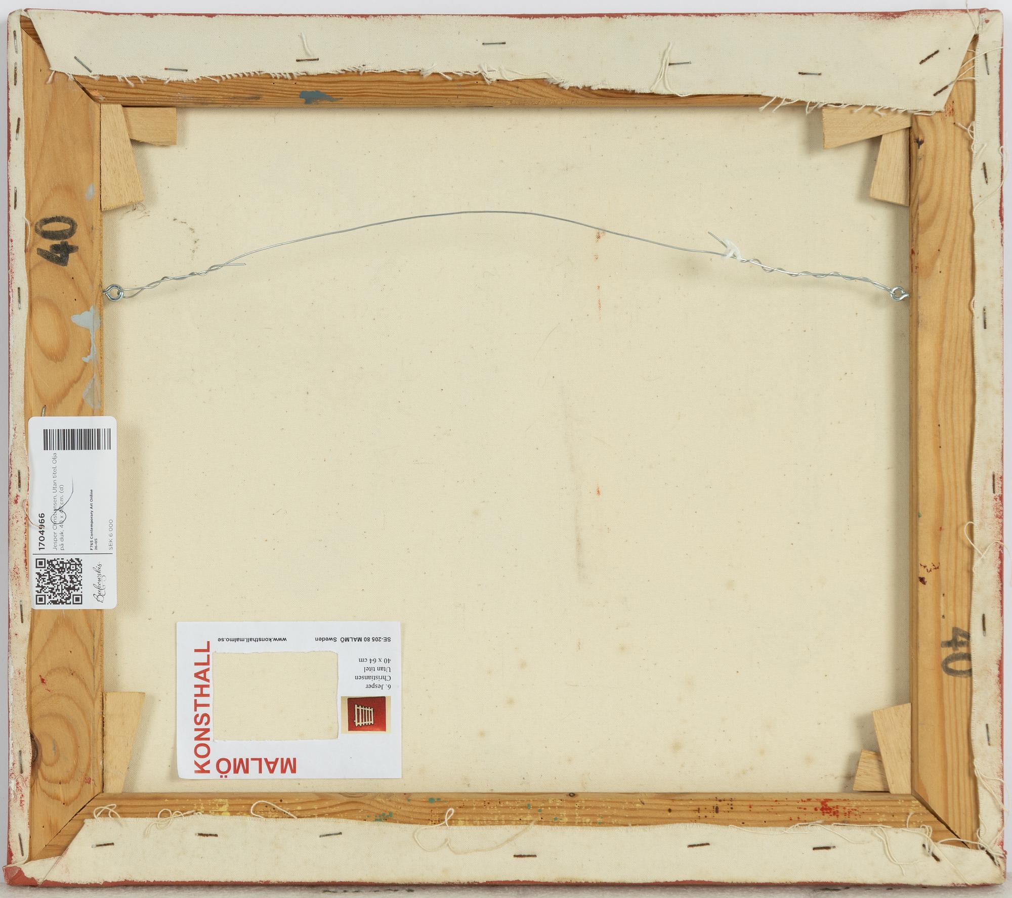 Jesper Christiansen, Untitled.