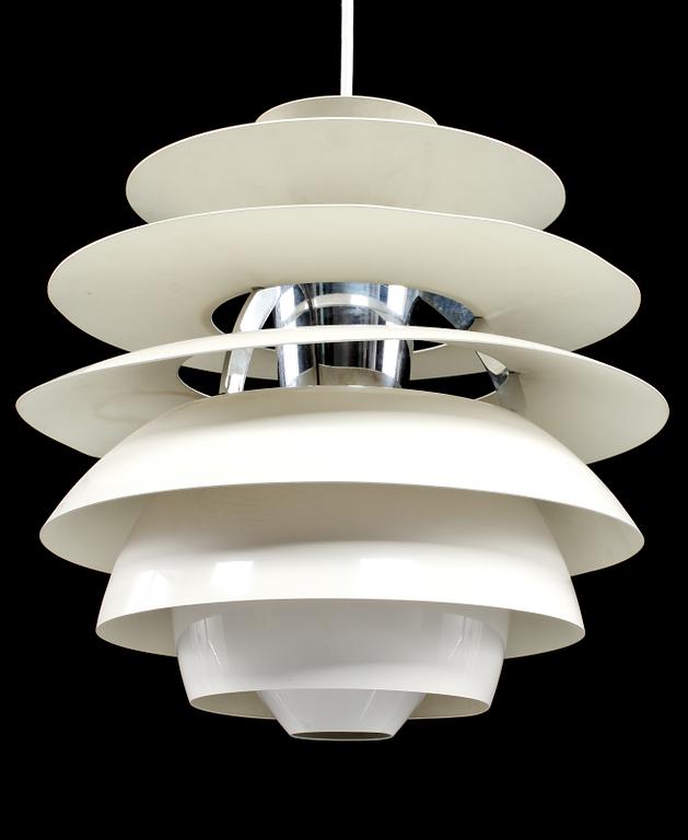 TAKLAMPA, "PH-Snöboll", Poul Henningsen för Louis Poulsen. Höjd 39 cm.