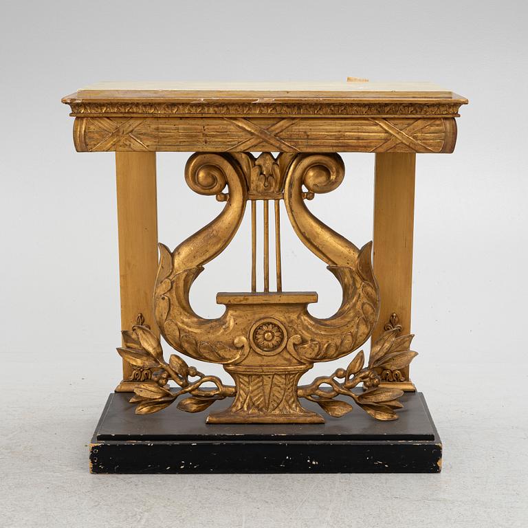 An Empire Console Table, first half of the 19th Century.