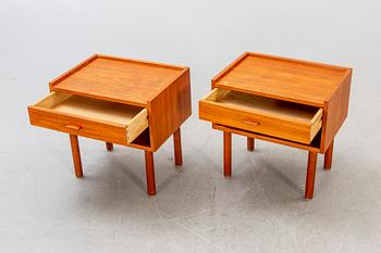 Hans J Wegner, sängbord ett par Ry möbler Danmark 1900-talets senare del.