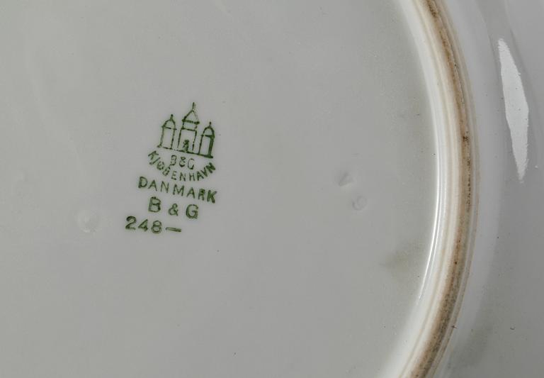 TALLRIKAR, 6 st, porslin, Bing o Gröndahl 1900-tal.