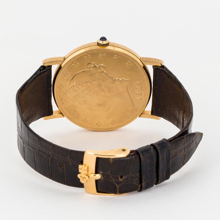 CORUM, Coin Watch "Twenty Dollars", wristwatch, 35 mm.