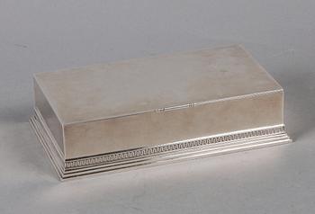 CIGARRSKRIN, silver, Atelier Borgila Stockholm 1934.