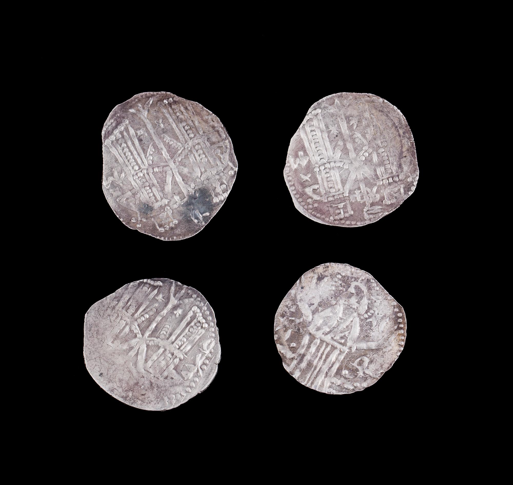 MYNT, 4 st, silver, Bulgarien, Ivan Alexander(1331-1371 e.Kr). Ca 4.5g.