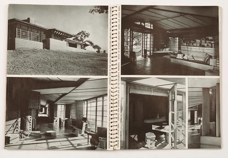 BOK / TIDSKRIFT, "The Architectural Forum, Frank Lloyd Wright", Time Inc. USA, 1938.