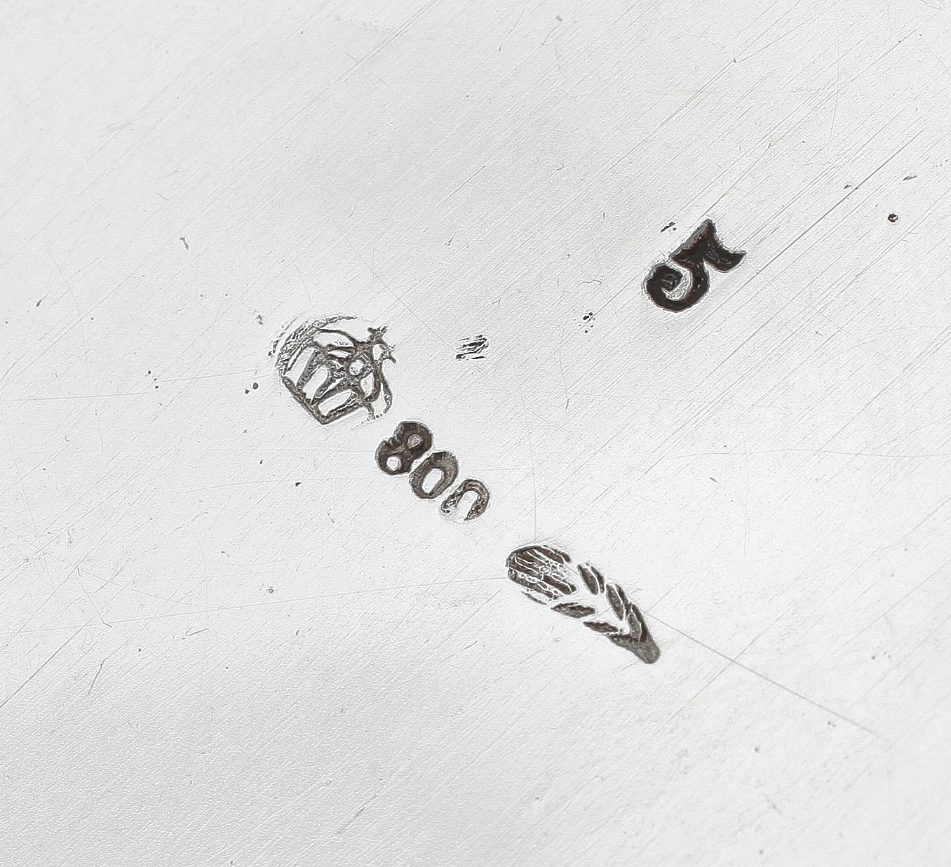 PARTI SILVER, 19 delar, bl a Bohm, Tyskland. Tot vikt ca 600 gram.