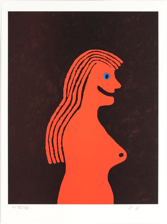 ROGER RISBERG, mapp med 4 litografier. Signerade och numrerade HC XIII/XV. Utgiven 2010.