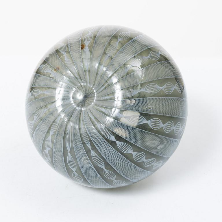 Venini, a glass vase, Murano, Italy.