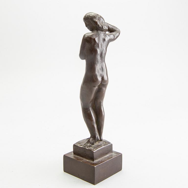 Anders Olson, a signed and dated bronze sculpture.