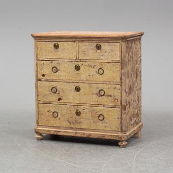 A second half of the 19th century chest of drawers.