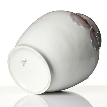 Karl Lindström, & Ruben Rising, a porcelain vase, Rörstrand, Sweden 1900-1910.