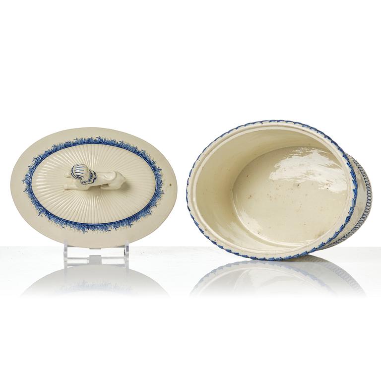 Pastejform, flintgods, Empire, Rörstrand, 1800-talets början.