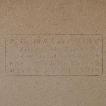 ALBERT EDELFELT, etsning, plåtsignerad.