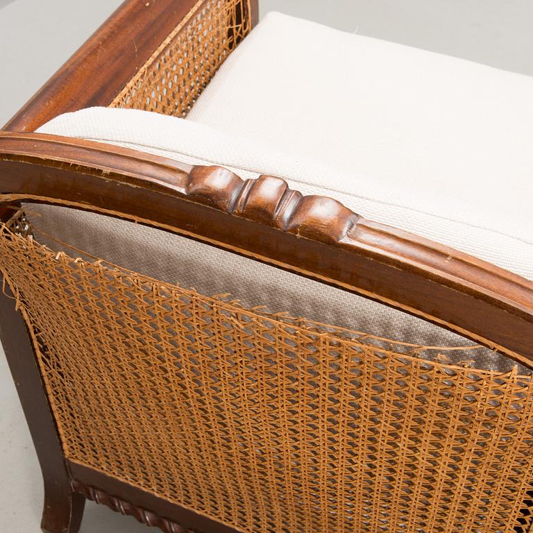 NOJATUOLIPARI, chippendale-tyylinen, Mobilia, 1940-luku.