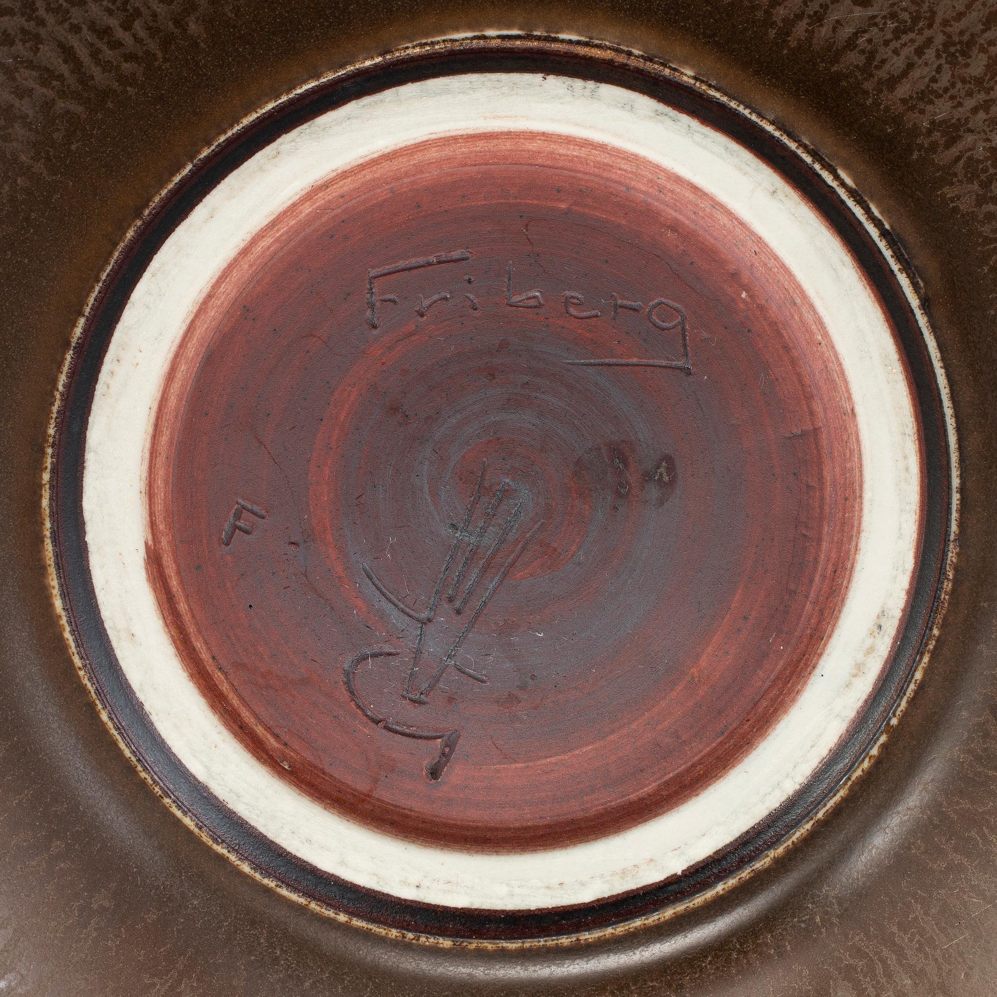BERNDT FRIBERG, skål, stengods, Gustavsbergs Studio.