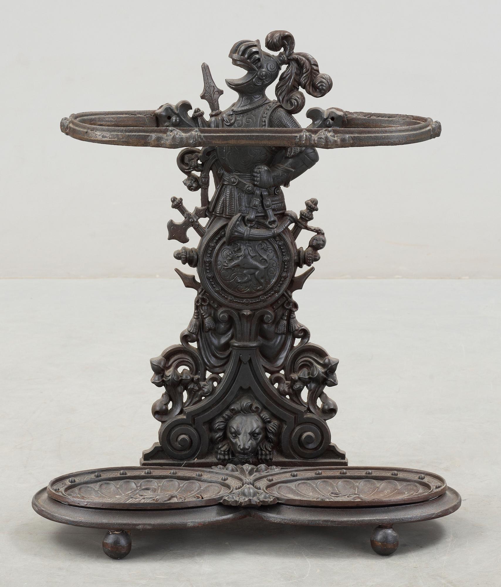 PARAPLYSTÄLL. Gjutjärn. 1900-tal.