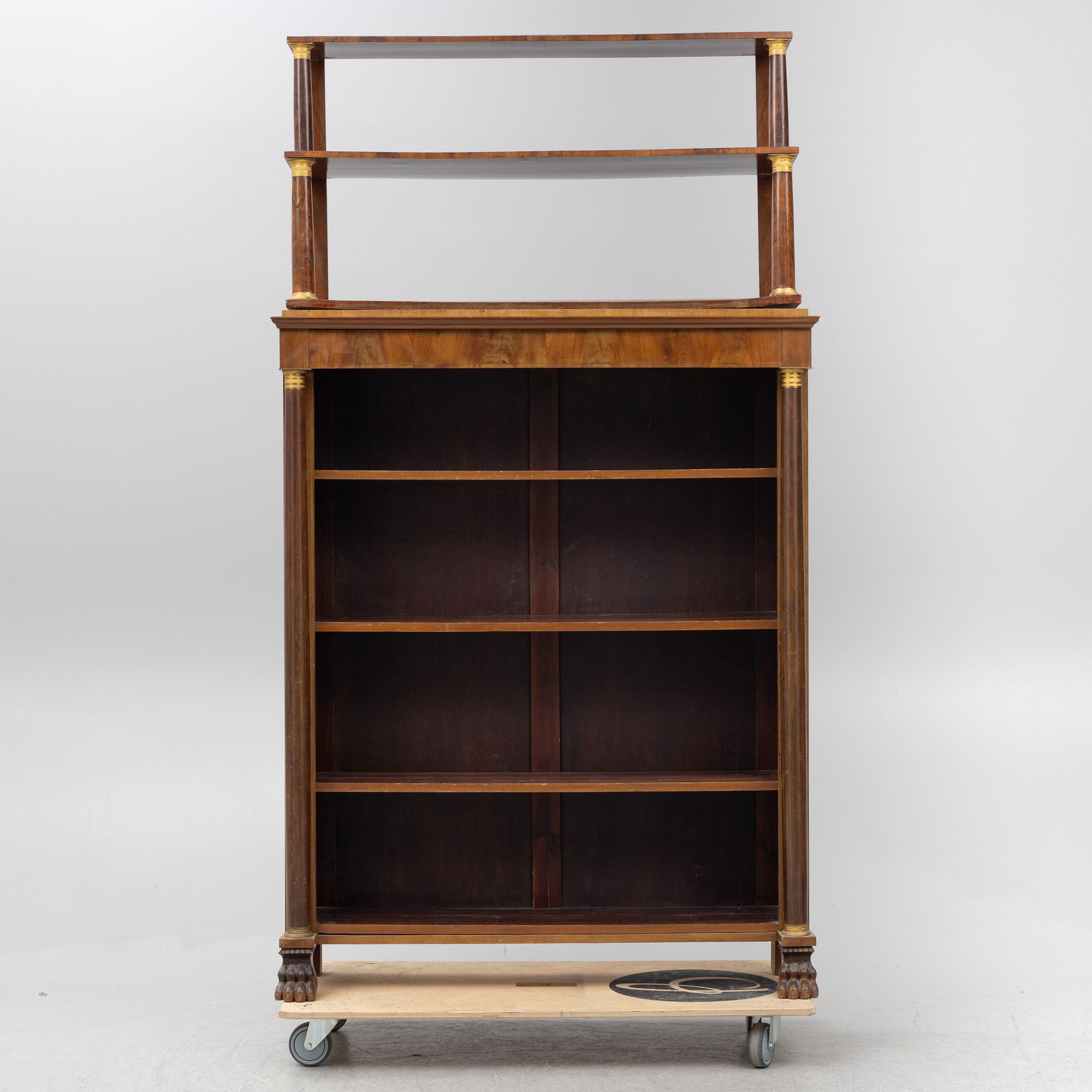 Bookcase, Empire style, early 20th Century.