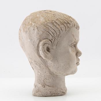 Gunnar Nylund, Skulptur, pojke, egen verkstad.