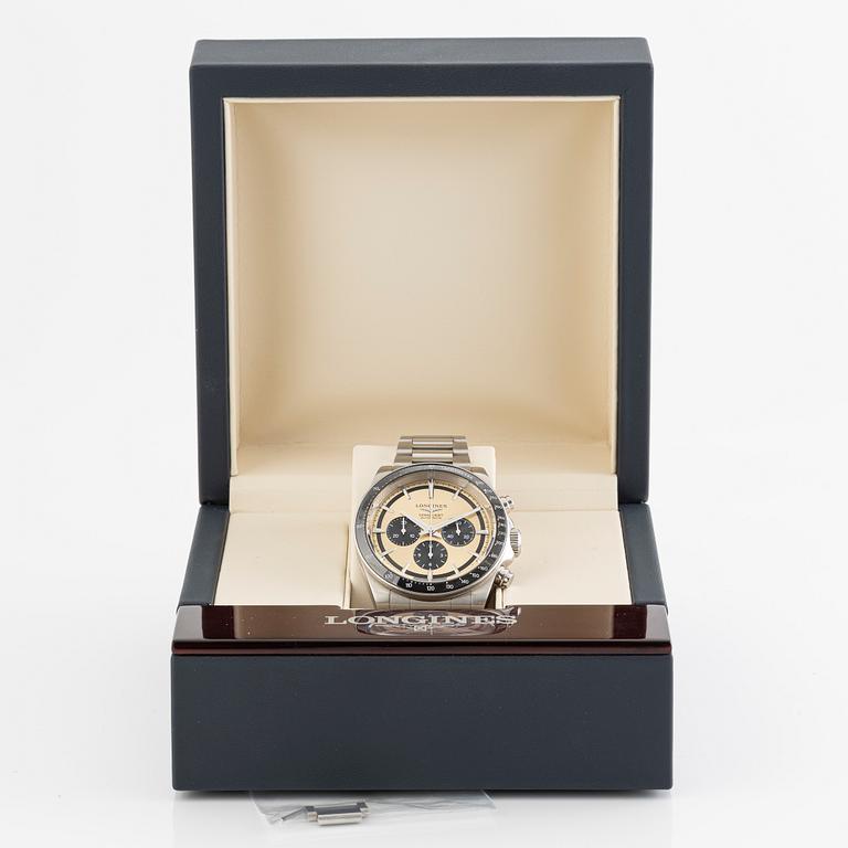 Longines, Conquest Chronograph, wristwatch, 42 mm.