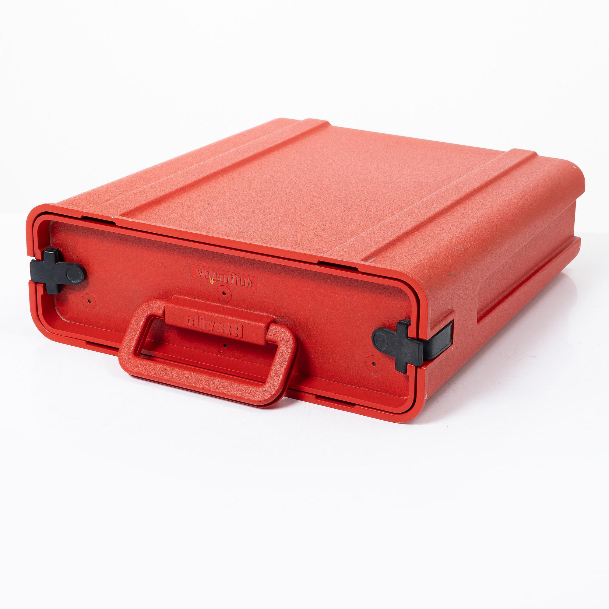 Ettore Sottsass, Skrivmaskin, "Valentine", Olivetti, Italien, 1900-talets andra hälft.