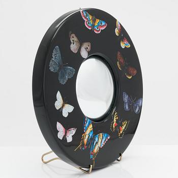 A Piero Fornasetti mirror, 'Farfalle', multicolour, Milan, Italy.