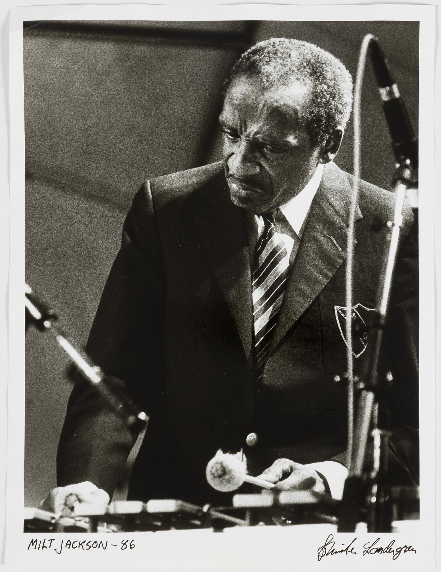 Christer Landegren, Milt Jackson, 1986.