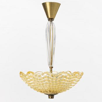 Carl Fagerlund, an Orrefors ceiling light.