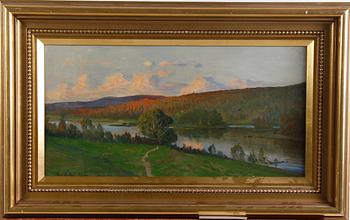 NELSON, WALFRID, olja på duk, sign o dat 1911.