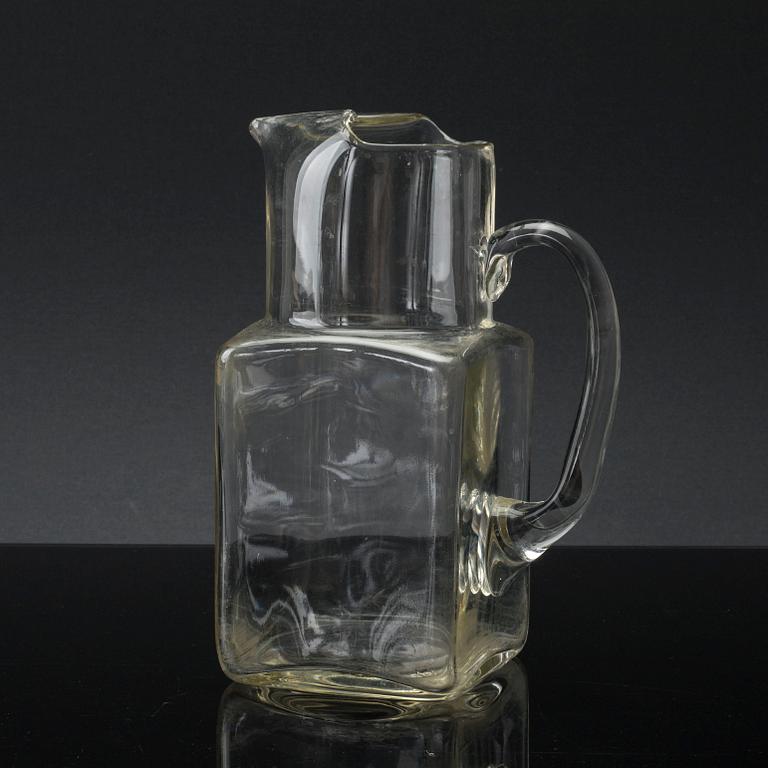 SIGNE PERSSON-MELIN, glas,  8+1 st, "Sill i kvadrat" för Boda Nova 1900-talets andra hälft.