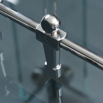 Adriano Design, foosball table, "Cristallino Classic", Teckell, Italy.