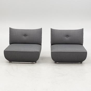 Stefan Borselius, sofa, 2 pieces "Dunder", Blå Station. contemporary.