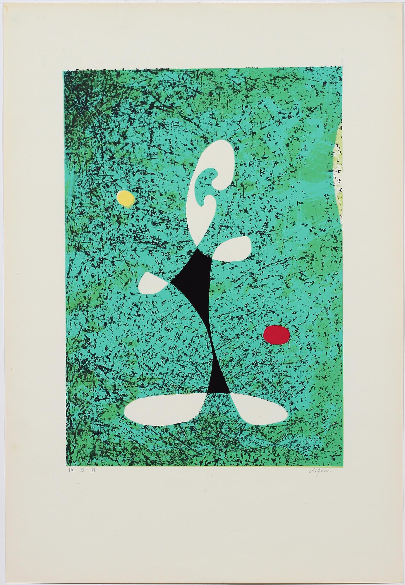 PIERRE OLOFSSON, 4 st litografier i mapp, sign o numr IV/VI.