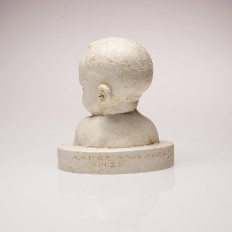 AARRE AALTONEN, skulptur, gips, signerad och daterad 1928 i godset.