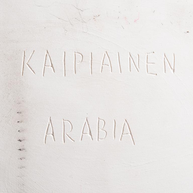BIRGER KAIPIAINEN, a stoneware decorative dish signed Kaipiainen Arabia.
