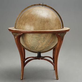 A pair of Swedish terrestial and celestial globes by  Andreas Åkerman 1766.