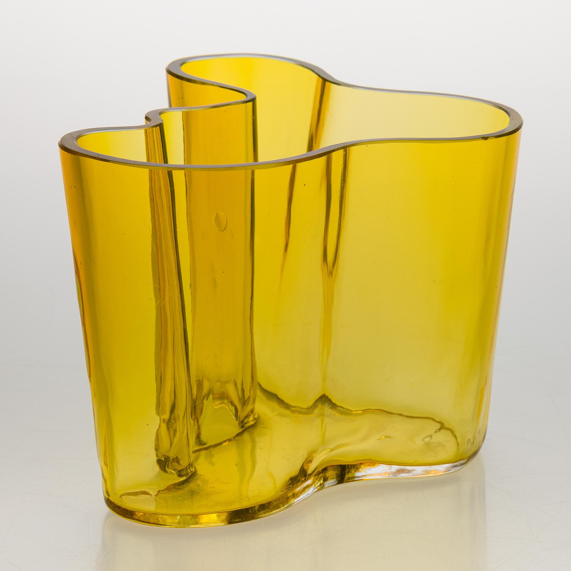 Alvar Aalto, vas, modell 9750, Iittala Glasbruk ca 1950-1953.