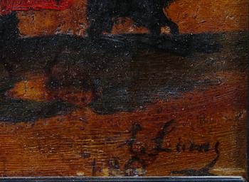 EUGENIO LUCAS VÉLAZQUEZ, attributed, oil on panneau, dat -86.