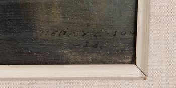Henry Ericsson, oil on canvas, signed and unclearly dated.