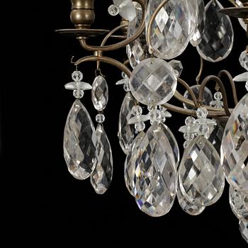 LJUSKRONA, barockstil, 1900-talets första hälft, höjd 75cm.