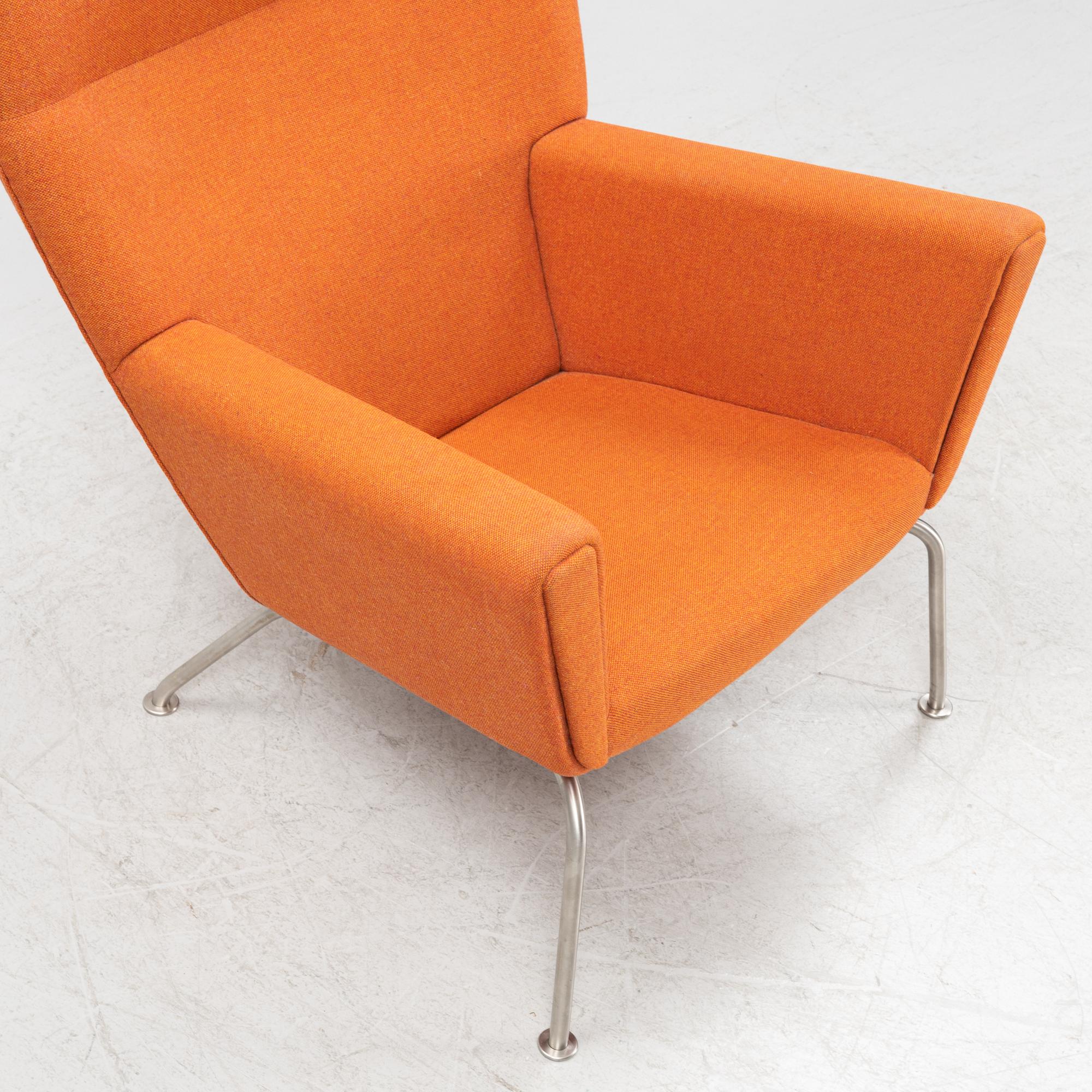 Hans J. Wegner, a 'Wing chair/model CH445' armchair, Carl Hansen & Søn, Denmark.