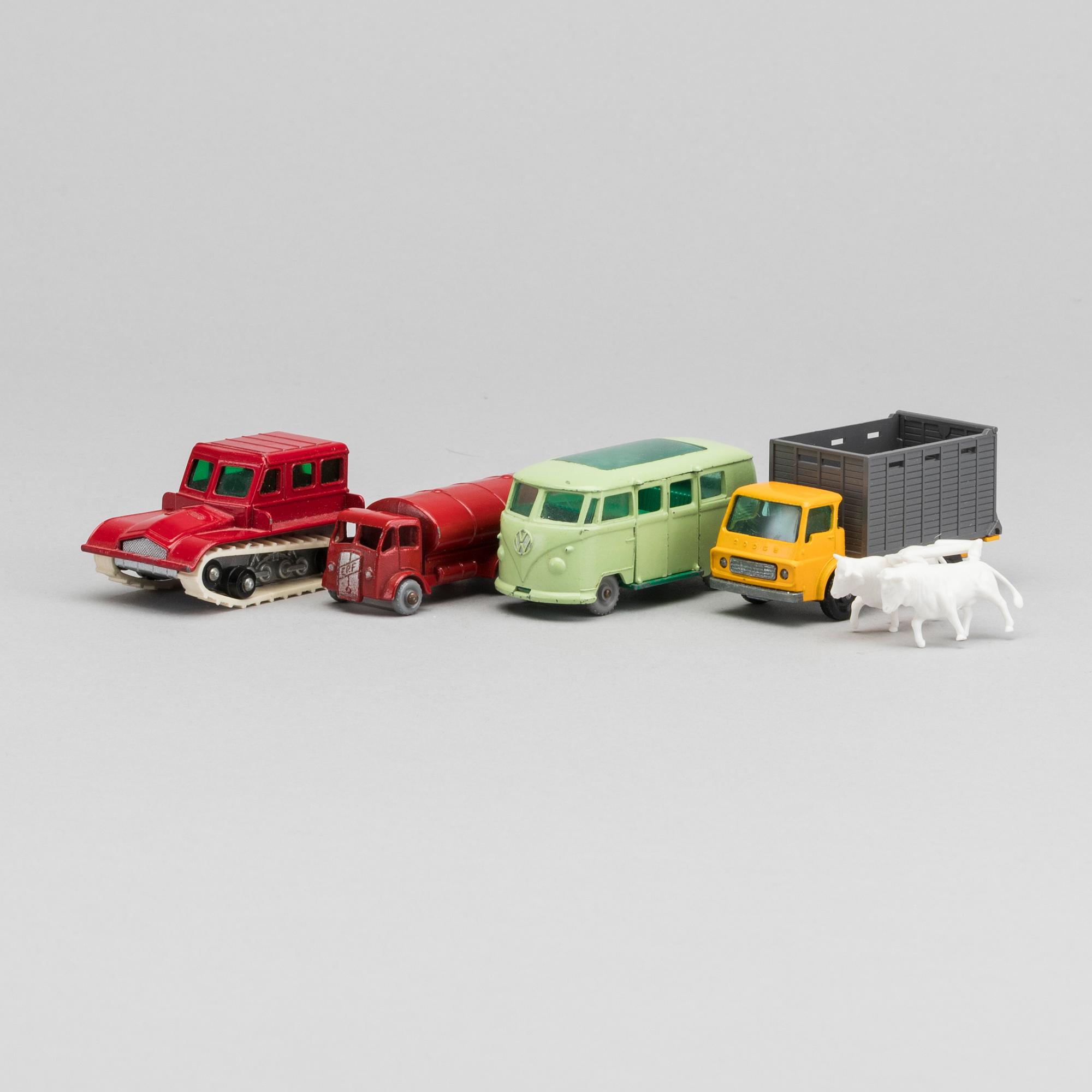 LESNEY MATCHBOX SERIES FOUR CARS.