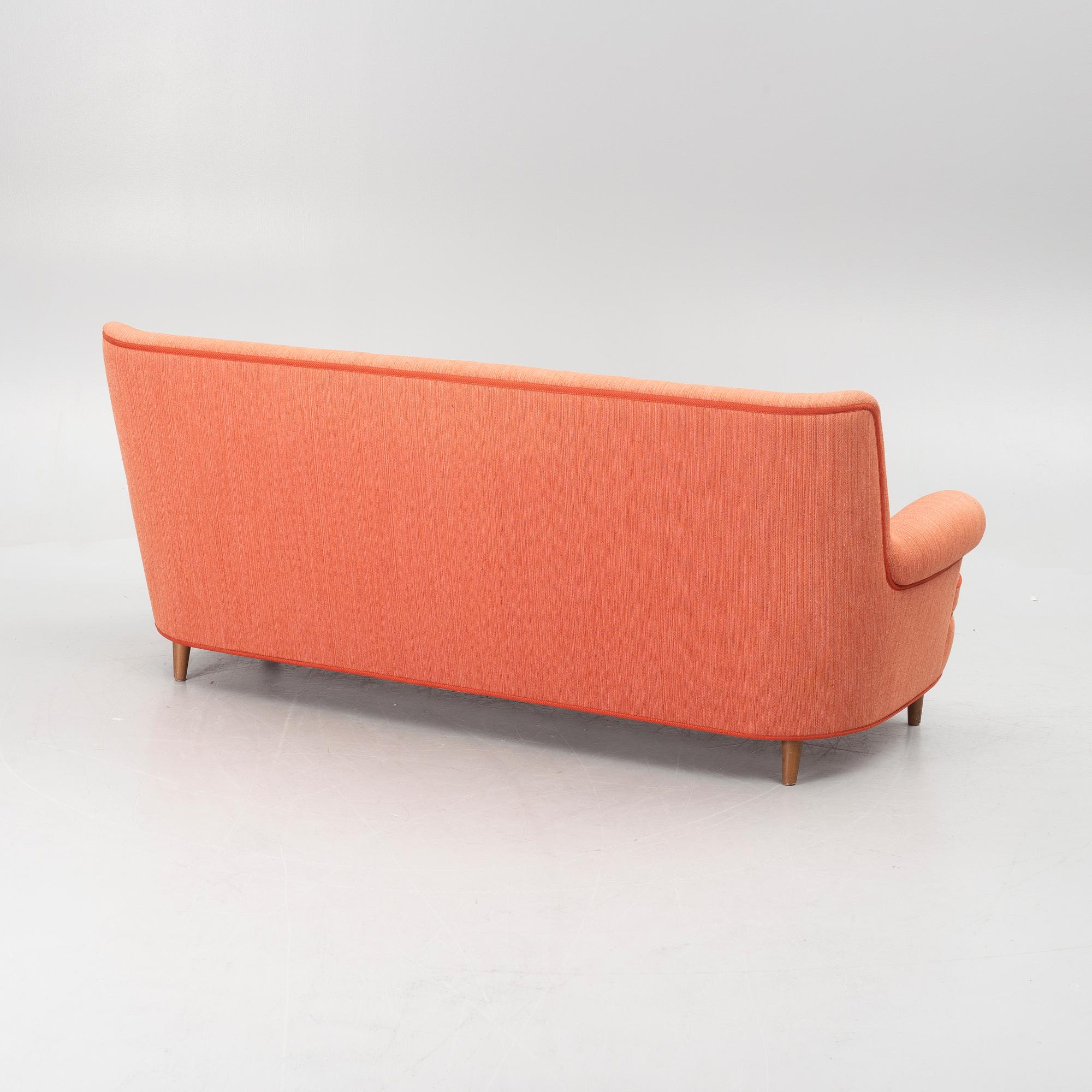 Carl Malmsten, a 'Hemmakväll' sofa, AB O.H. Sjögren, Tranås, late 20th century.