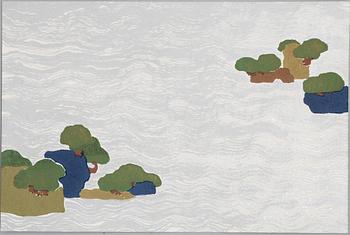 Kamisaka Sekka, after, four woodblock prints from the series "A Thousand Grasses" (Chigusa), 20th century.
