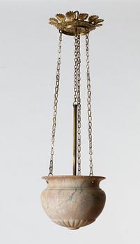 442. AMPEL, för tre ljus. 1800-tal.