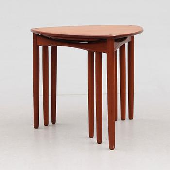 SATSBORD, 3 delar, A. Bender Madsen och Ejner Larsen för Willy Beck, Danmark, 1900-talets andra hälft.