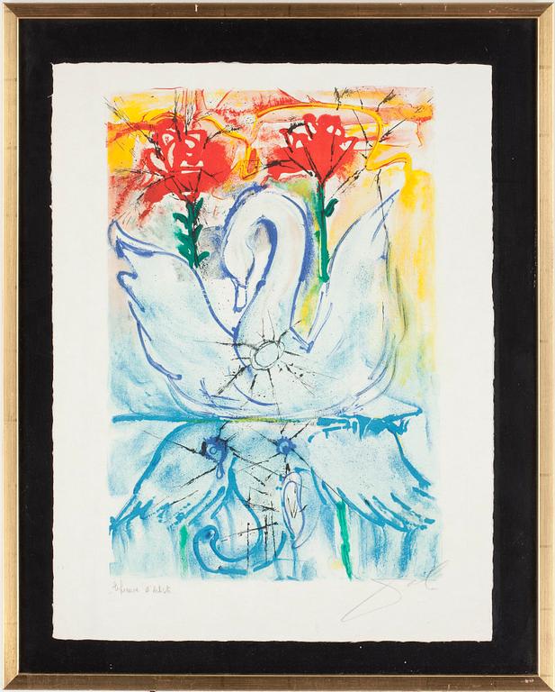 SALVADOR DALÍ, färglitografi. Sign, Epreuve d'Artiste.
