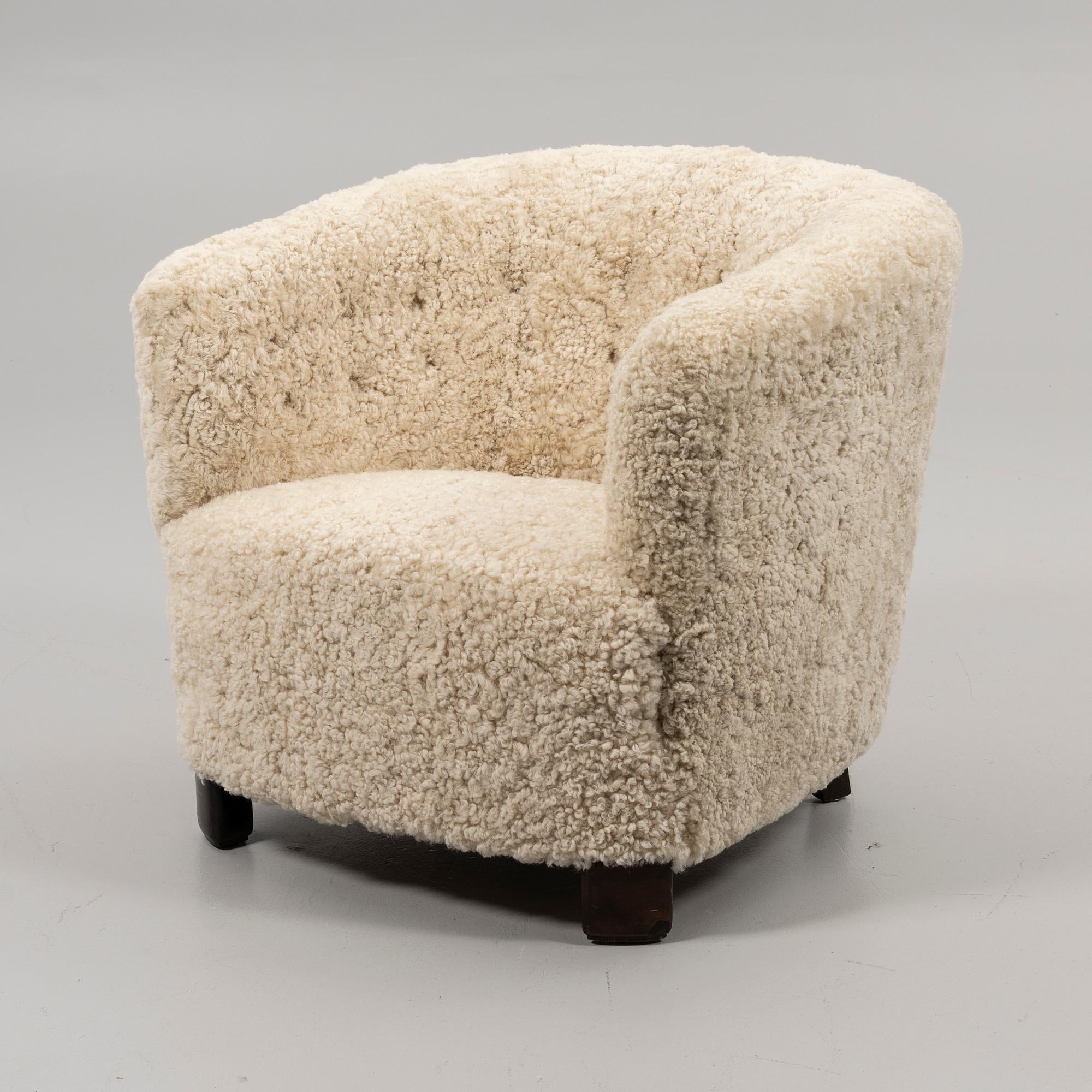 Fåtölj, Scandinavian Modern, Danmark, 1940-tal.