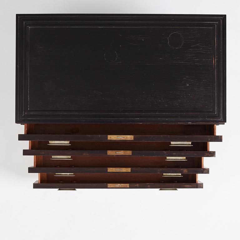 Axel Einar Hjorth, a macassar ebony chest of drawers, Nordiska Kompaniet, 1928, exhibited at the World's Fair in Barcelona 1929.