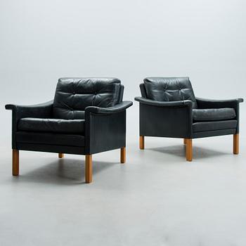FÅTÖLJER, 2 st, 1960-70-tal.