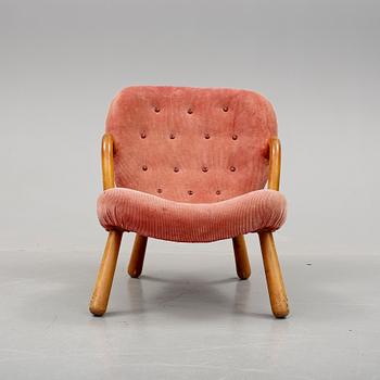 FÅTÖLJ, "Clam Chair" / "Muslinge", Philip Arctander, tillskriven, 1900-talets mitt.